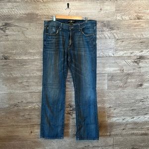 Lucky Brand 221 Straight Jean 36X34 (Lighter Wash)